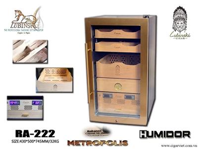 Tủ lạnh bảo quản thuốc cigar LUBINSKI  kích thước 430 x 500 x 745 mm / 32 kg ( RA -222 )